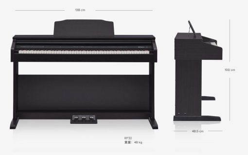 dan piano Roland RP 30