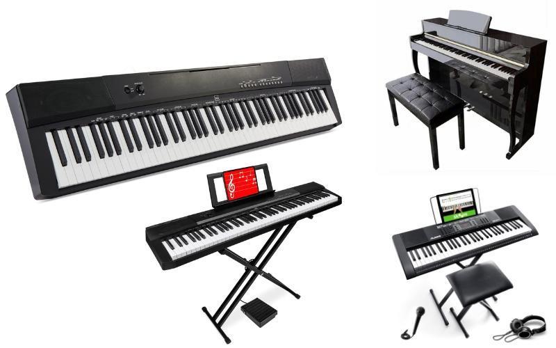 Nếu bạn mới bắt đầu học đàn piano đơn giản, bạn nên chọn Digital piano, Acoustic piano, Đàn keyboard