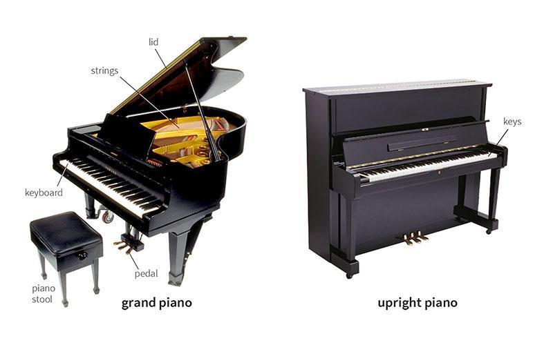 Phân loại các loại đàn piano
