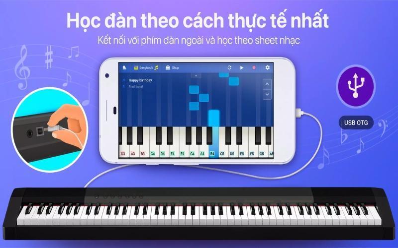 Pianist HD: Cùng chơi Organ + là một ứng dụng tuyệt vời để bạn thực hành và tận hưởng chơi đàn organ