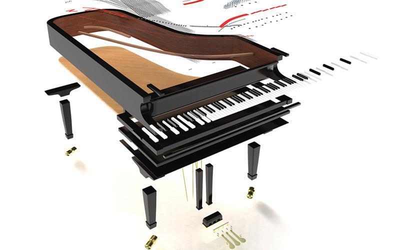 Cấu tạo và nguyên lý hoạt động của đàn piano cơ tạo ra một hệ thống phức tạp và tinh tế