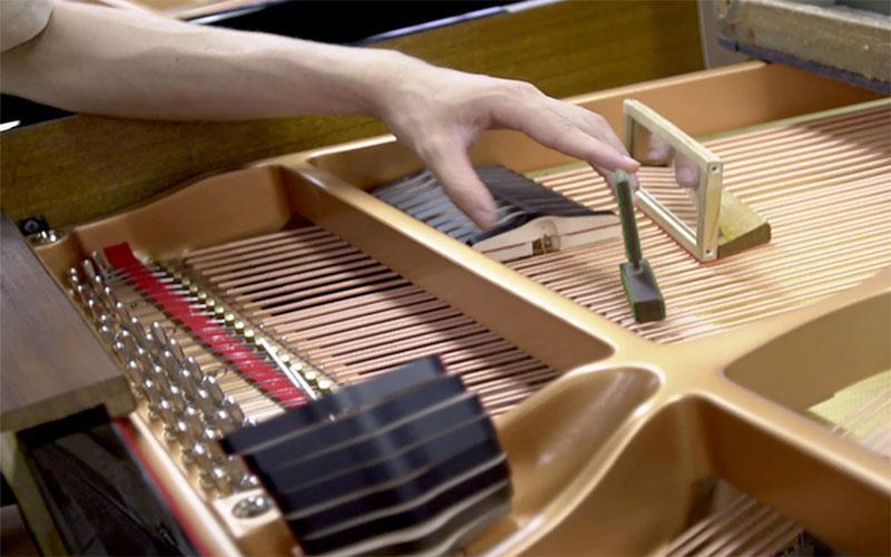 Đàn piano truyền thống có tổng cộng 230 dây