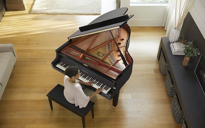 Kích thước đàn piano cơ Yamada phù hợp với không gian của bạn