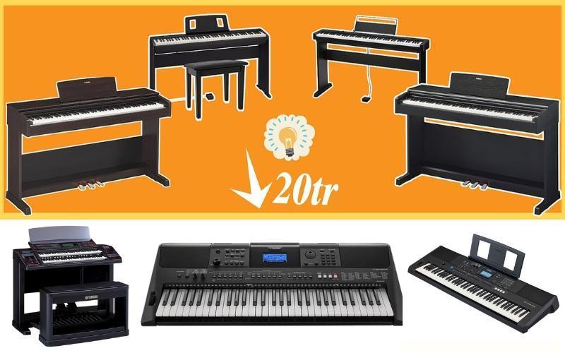 Một số dòng đàn piano điện Yamaha phổ biến năm 2023