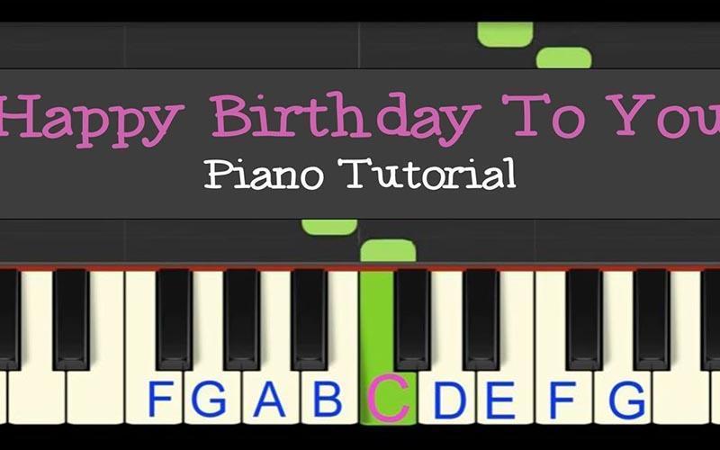 Cách đánh đàn piano bài Happy Birthday