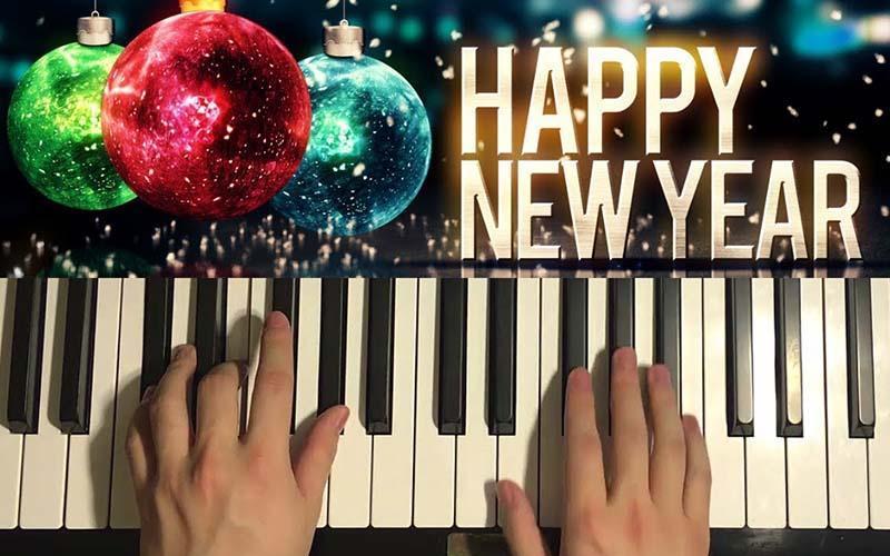 Cách đánh đàn piano bài Happy New Year theo số