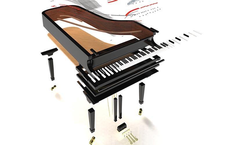 Cấu tạo của đàn piano cơ và đàn piano điện