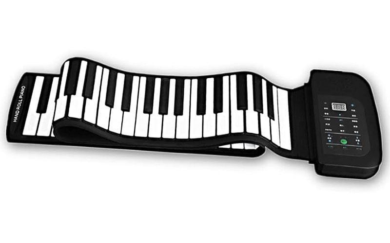Đàn piano điện tử cuộn dẻo nhỏ gọn và tiện lợi