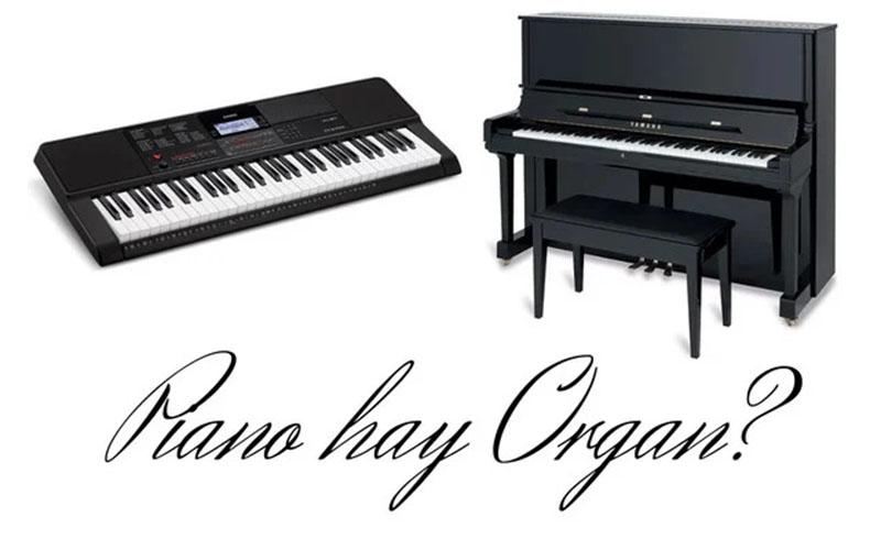 Nên mua đàn piano hay đàn organ?