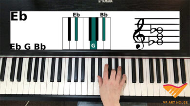 vị trí các nốt nhạc trên đàn organ